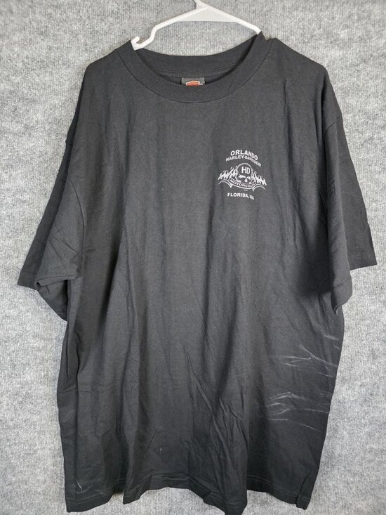 Harley-Davidson Other - Vintage Harley-Davidson Shirt Mens 2XL Orlando Florida Biker Alligator 2000s